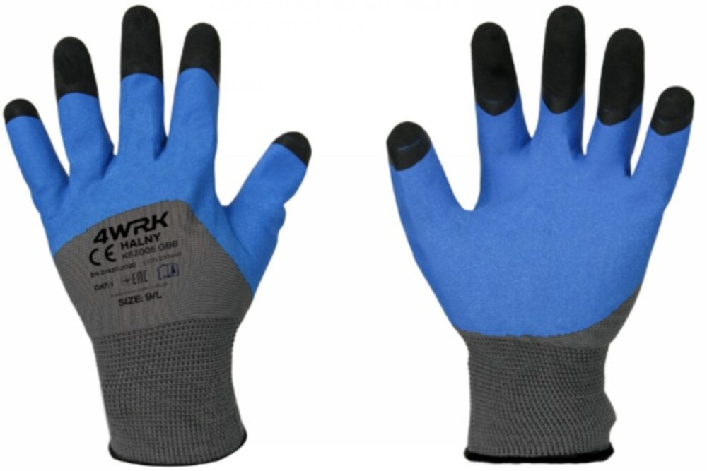 Rękawice robocze 4WRK HALNY KS1020 GBB 7/S